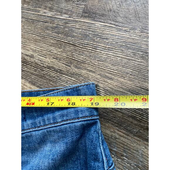 Madewell Slim Wide-Leg Crop Jeans Size 34 - Picture 7 of 9